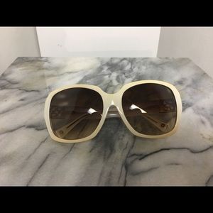 White Coach Sunglasses